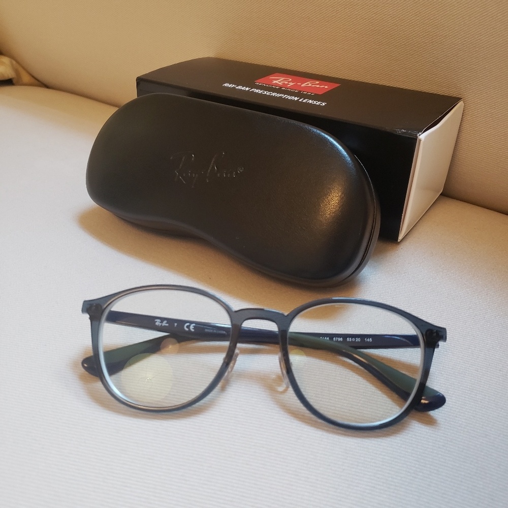 Rayban | Navy Blue Eye Glasses frames